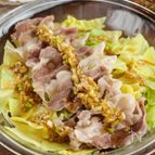【ねぎだくポン酢でさっぱり】豚バラキャベツのレンチン酒蒸し