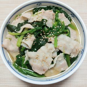 よっこの作ってみた!投稿(【豚肉とほうれん草のうどん 柚子胡椒風味】つゆがクセになる♪)