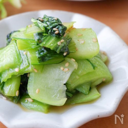〈チンゲン菜炒め〉副菜に困ったらコレ!炒めるだけ3分で完成!