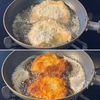【しそチーズかつトマトソース】チーズとろ〜り♪揚げ焼きで簡単の工程3