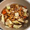 回鍋肉焼きうどんの工程6