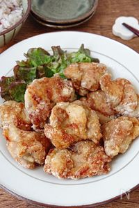 ふわっと柚子香る♪鶏もも肉の柚子こしょう唐揚げ