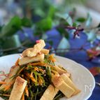 切り昆布とパリパリ揚げの和風サラダ