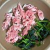 【豚こま厚揚げほうれん草のオイスター炒め】ご飯が進む♫の工程1