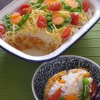 お手軽！華やか～♪スコップいなり。簡単シンプルver.