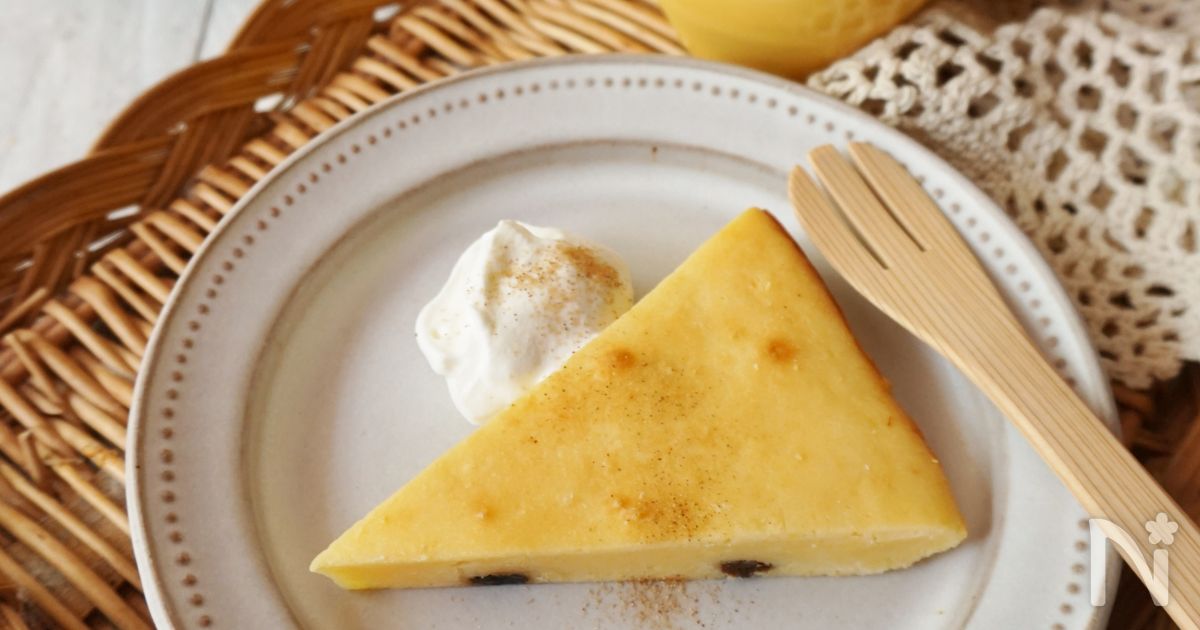 さつまいものベイクドチーズケーキ