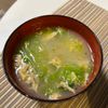単身赴任おじさんの作ってみた!投稿(ふんわり卵とレタスの中華スープ)