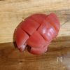 5分で完成！大葉とオリーブ香るトマトサラダの工程1
