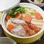 あったかシンプル鍋料理♪【鯛のちり鍋】