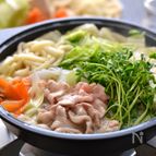豚肉ごま塩すき焼き
