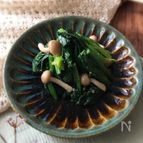 『箸休めに♡』ほうれん草としめじのごまぽん酢和え