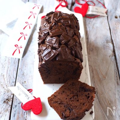 板チョコもりもり‼️チョコ・パウンド