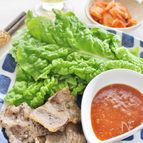 コチュジャンソースでいくらでも！サンチェ焼肉巻き