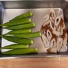 【ちょっぴり大人な味】オクちくのわさびマヨ和えの工程1