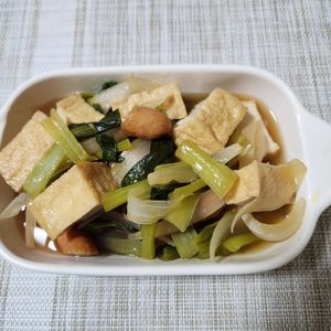 とももの作ってみた!投稿(ウインナーで作る《野菜たっぷり♡厚揚げ煮浸し》)