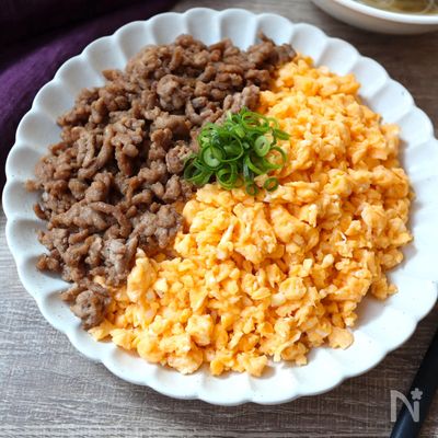 【子どもも大好き！】我が家の基本の二色丼