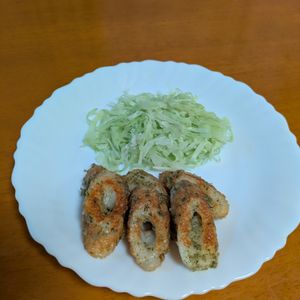 ゆきまる🐬🫧の作ってみた!投稿(お弁当&副菜に♪調味料オール2で簡単!『ちくわの磯辺焼き』)