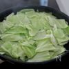 『牛こまと春キャベツのにんにく醤油和え』材料２つ☆味付け簡単の工程1