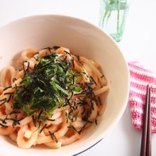 簡単！たらこバターうどん