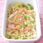 カニかまぼこのオイスターソース焼きそば　作り置きレシピ