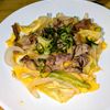 joe sanの作ってみた!投稿(めんつゆで簡単手軽に♪キャベツたっぷり牛すき煮卵とじ)
