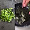 【海苔とわさびのワンパンパスタ】磯の香りにわさびがピリリの工程1