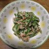 ももの作ってみた!投稿(あると嬉しいお手軽副菜♪ピーマンのおかかぽん酢マヨ和え)