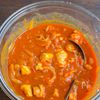 レンジで完結！無水トマトチキンカレーの工程4