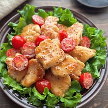 【チキンとトマトのハニーマスタードマヨ和え】ボリュームおかず