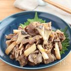 ごはんがすすむ！牛肉とエリンギのねぎ塩ゆずこしょう炒め