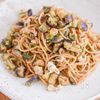 鶏皮があったら捨てないで!やみつき!鶏皮とナスのパスタ