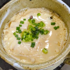 ゆみの作ってみた!投稿(レンジで簡単！きのこたっぷりマグカップ茶碗蒸し)