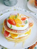 ハニーシトラスホットケーキ＊ヨーグルクリーム☆