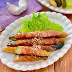 甘辛照り焼きで♩ズッキーニの肉巻き