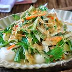 【ささみとたっぷり野菜の濃厚ごまだれ奴】即席練りごまで絶品！