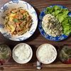 ぽんえりの作ってみた!投稿(行列の定食屋さんの🍚豚の味噌みりん漬け焼き野菜炒め定食🤩)