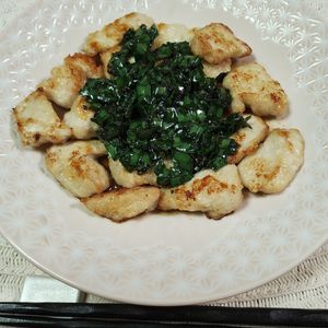 M＊Pの作ってみた!投稿(🍳ワンパン！やみつき【鶏胸肉のニラだれチキン】)