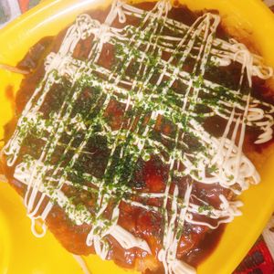 煌蓮mamの作ってみた!投稿(もやしと豚こまの絶品お好み焼き風　小麦粉不要・包丁不要・節約)