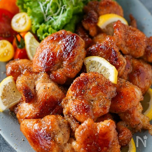 家族に大人気♡おかわりの声『甘辛ペッパーチキン』１０分で完成