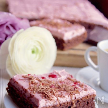ラズベリーフロスティング カカオケーキ By M E G レシピサイト Nadia ナディア プロの料理家のおいしいレシピ