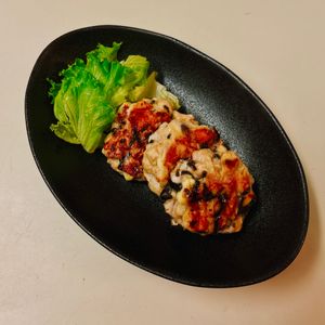 りんの作ってみた!投稿(冷めても美味しい♪『むね肉と塩昆布の刻みチーズつくね』)