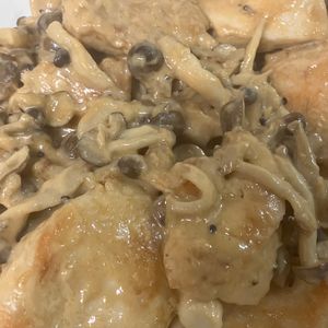 ミントミントの作ってみた!投稿(ワンパン10分！【鶏むね肉ときのこのオイマヨ炒め】)