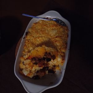 1157346の作ってみた!投稿(美味しすぎて止まらない【マッシュポテトの挽き肉重ね焼き】)