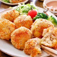 【じゃがチーズコロッケ】洗い物激減！手間なしコロッケ♪