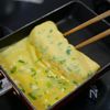 余りがちな長ねぎの葉で。彩りたまご焼きの工程3