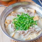 10分！〆はラーメン＼ひらひら大根の本鶏だし柚子胡椒鍋／