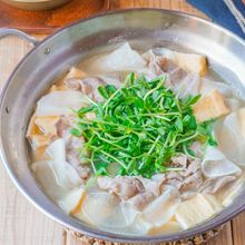 10分！〆はラーメン＼ひらひら大根の本鶏だし柚子胡椒鍋／
