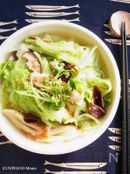 たっぷりキャベツのコク旨塩うどん