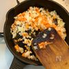 ワンパンで!とろ〜り卵とごろごろポテトの食べるミートソース♡の工程3