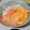 莉子の作ってみた!投稿(肉無しでも大満足!ヘルシー白菜かに玉丼)